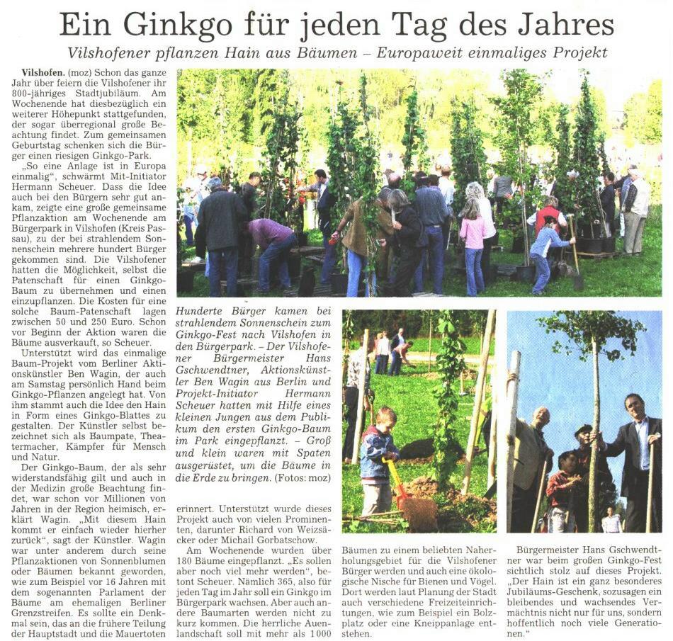 Gartenkunst im Passauer Land - Pressespiegel
